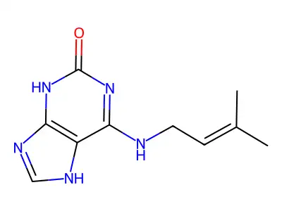 6-(3-Methylbut-2-enylamino)-3,7-dihydropurin-2-one structure