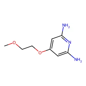4-(2-甲氧基乙氧基)吡啶-2,6-二胺 structure
