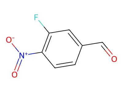 3-Fluoro-4-nitrobenzaldehyde structure
