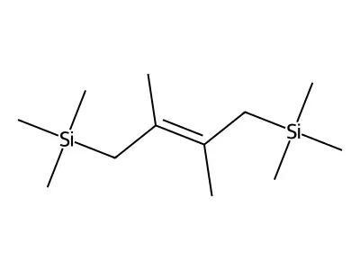 (2,3-Dimethyl-4-trimethylsilylbut-2-enyl)-trimethylsilane structure