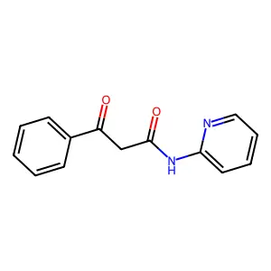 3-Oxo-3-phenyl-N-pyridin-2-yl-propionamide structure