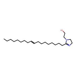 2-[2-[(E)-octadec-9-enyl]-4,5-dihydroimidazol-1-yl]ethanol structure