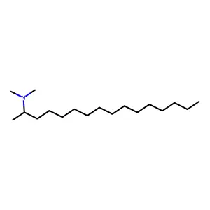 2-二甲氨基十六烷 structure