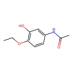 N-(4-Ethoxy-3-hydroxyphenyl)acetamide structure