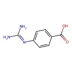 4-Guanidinobenzoic acid hydrochloride structure