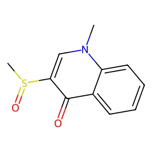 3-(Methanesulfinyl)-1-methylquinolin-4(1H)-one structure