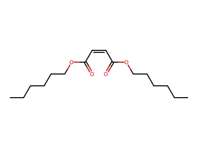Dihexyl maleate structure