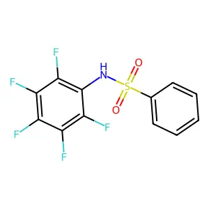 N-(2,3,4,5,6-pentafluorophenyl)benzenesulfonamide structure
