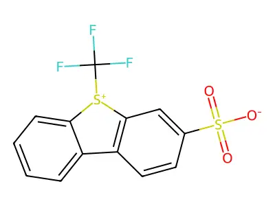5-(Trifluoromethyl)dibenzothiophen-5-ium-3-sulfonate structure