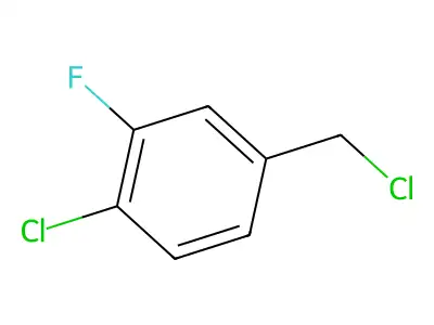 3-Fluoro-4-chlorobenzyl chloride structure