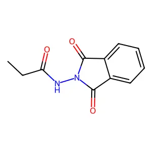 N-(1,3-dioxoisoindol-2-yl)propanamide structure