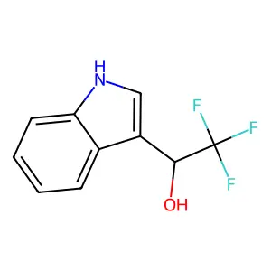 (1S)-2,2,2-trifluoro-1-(1H-indol-3-yl)ethan-1-ol structure