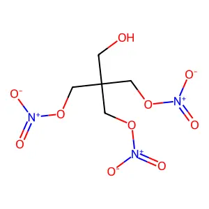 季戊四醇三硝酸酯 structure