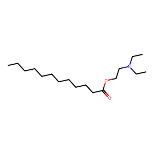 2-(二乙氨基)乙基月桂酸酯 structure