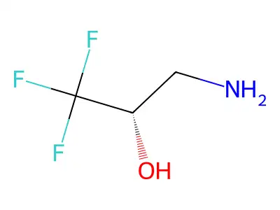 (2S)-3-amino-1,1,1-trifluoro-2-propanol structure