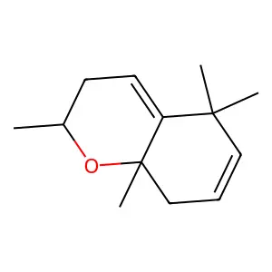 2H-1-Benzopyran, 3,5,8,8a-tetrahydro-2,5,5,8a-tetramethyl- structure