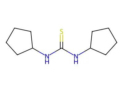 1,3-Dicyclopentylthiourea structure