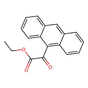 Ethyl 2-(9-anthryl)-2-oxoacetate structure