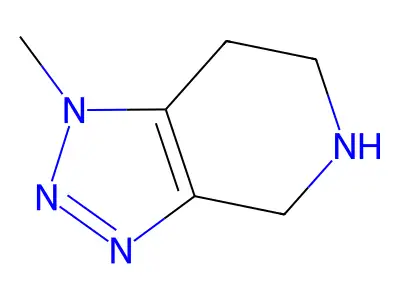 1-methyl-1H,4H,5H,6H,7H-[1,2,3]triazolo[4,5-c]pyridine structure