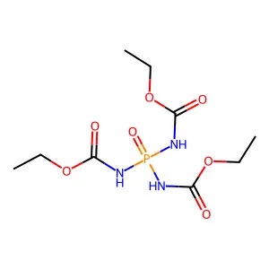 1,4-Cyclohexanedicarboxamide, n,n'-bis(2-chloroethyl)-n,n'-dinitroso-, trans- structure