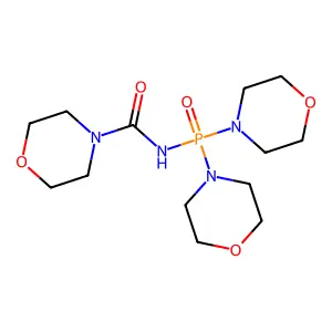 n-(Dimorpholin-4-ylphosphoryl)morpholine-4-carboxamide structure