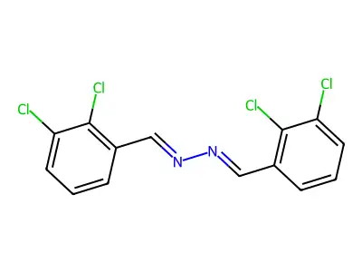 1-(2,3-dichlorophenyl)-N-[(2,3-dichlorophenyl)methylideneamino]methanimine structure