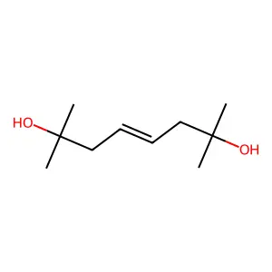 4-Octene-2,7-diol, 2,7-dimethyl-, (4Z)- structure