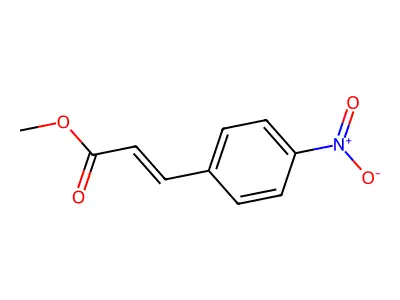 Methyl 3-(4-nitrophenyl)-2-propenoate structure