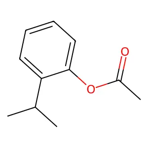 2-Isopropyl-phenyl acetate structure