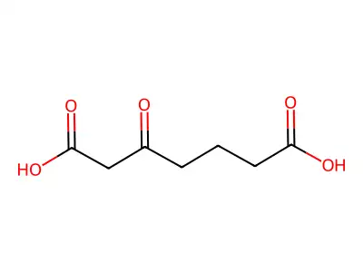3-Ketoheptanedioic acid structure