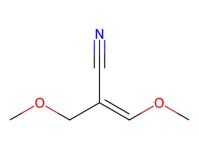 3-甲氧基-2-(甲氧基甲基)-2-丙烯腈 structure