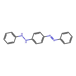 1-Phenyl-2-(4-phenyldiazenylphenyl)hydrazine structure