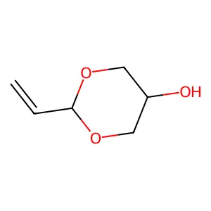 顺式-2-乙烯基-1,3-二噁烷-5-醇 structure