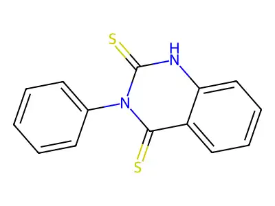 3-phenyl-1H-quinazoline-2,4-dithione structure