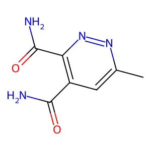 3,4-Pyridazinedicarboxamide, 6-methyl- structure