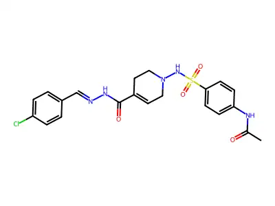C21H22ClN5O4S structure