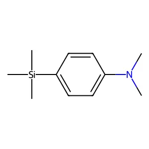 1-Dimethylamino-4-trimethylsilylbenzene structure