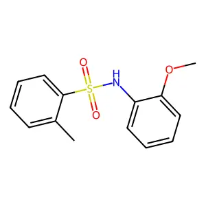 N-(2-methoxyphenyl)-2-methylbenzenesulfonamide structure