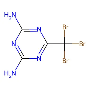 6-(三溴甲基)-1,3,5-三嗪-2,4-二胺 structure