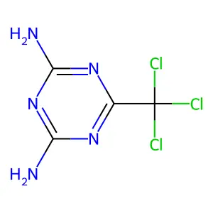 6-(三氯甲基)-1,3,5-三嗪-2,4-二胺 structure