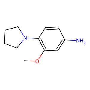 3-甲氧基-4-(1-吡咯烷基)苯胺 structure