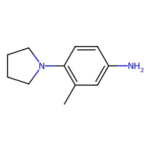 3-甲基-4-(1-吡咯烷基)苯胺 structure
