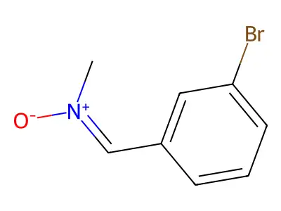 1-(3-bromophenyl)-N-methylmethanimine oxide structure