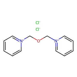 1,1'-(Oxydimethylene)bis(pyridinium chloride) structure