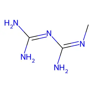 1-Methylbiguanide structure