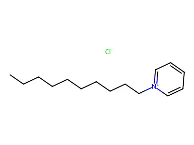 1-癸基氯化吡啶鎓 structure