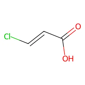 3-氯丙烯酸 structure