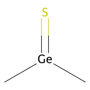 二甲基锗硫化物 structure