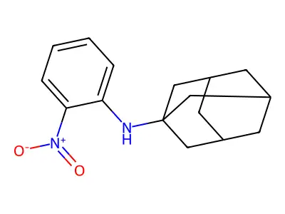 N-(2-nitrophenyl)adamantan-1-amine structure