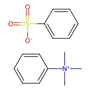 三甲基苯铵苯磺酸盐 structure